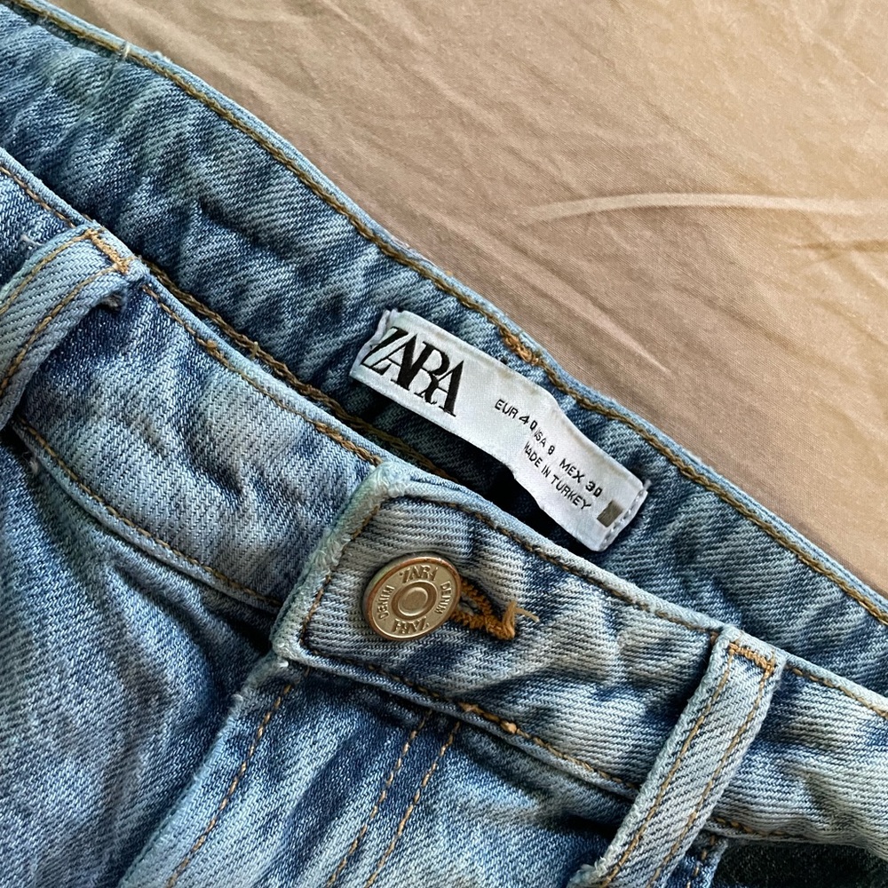 Zara High Rise Flare Jeans